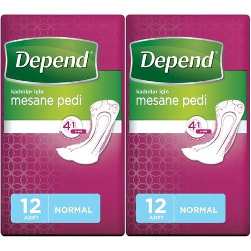 Depend Mesane Pedi Kadın Normal 24 Adet