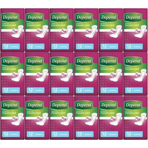 Depend Mesane Pedi Kadın Normal 216 Adet