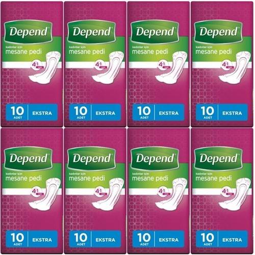 Depend Mesane Pedi Kadın Ekstra 80 Adet