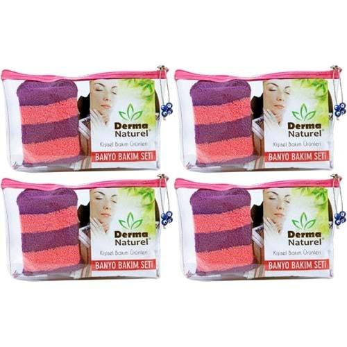 Derma Naturel Banyo Bakım Seti 4 Parça (4 Lü Set)