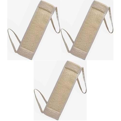 Derma Naturel Loofah İpli Kemer (Kabak) MS-12 (3 Lü Set)