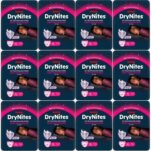 Drynites Emici Gece Külodu/Külot Bez Kız 13+ Yaş (48-60KG) X Large 108 Adet (12PK*9)