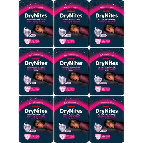 Drynites Emici Gece Külodu/Külot Bez Kız 13+ Yaş (48-60KG) X Large 180 Adet Mega Pk (9PK*20)