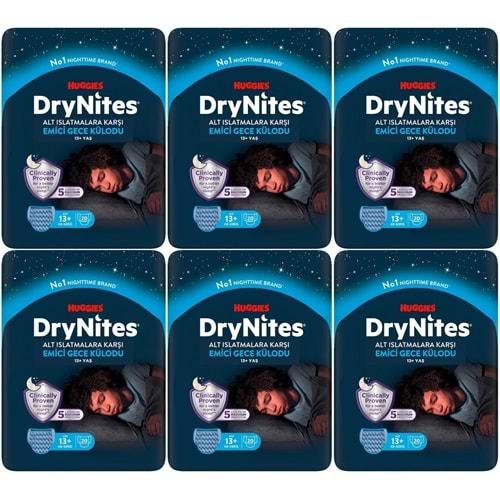 Drynites Emici Gece Külodu/Külot Bez Erkek 13+ Yaş (48-60KG) X Large 120 Adet Mega Pk (6PK*20)