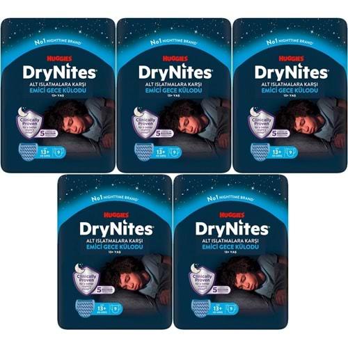 Drynites Emici Gece Külodu/Külot Bez Erkek 13+ Yaş (48-60KG) X Large 45 Adet (5PK*9)