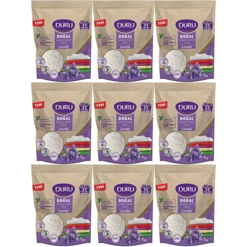 Duru Doğal Granül Matik Sabun Tozu Lavanta 9KG (9PK*1) (225 Yıkama)