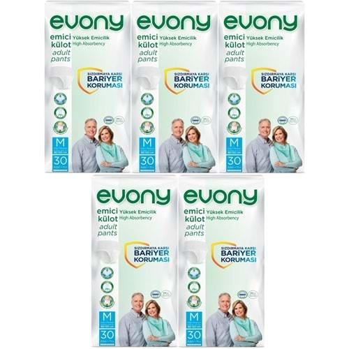 Evony Hasta Bezi Yetişkin Emici Külot M - Orta - Medium 150 Adet (5PK*30)