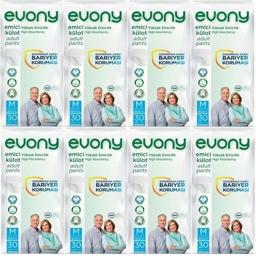 Evony Hasta Bezi Yetişkin Emici Külot M - Orta - Medium 240 Adet (8PK*30)