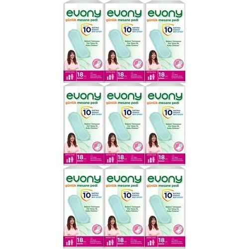 Evony Günlük Mesane Pedi Ekstra Uzun 162 Adet (9PK*18)
