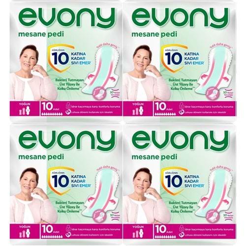 Evony Günlük Mesane Pedi Yoğun 40 Adet (4PK*10)