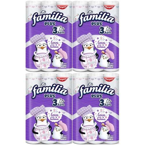 Familia Kağıt Havlu Plus Desenli 48 Li Pk (3 Katlı) (4PK*12) Love My Home