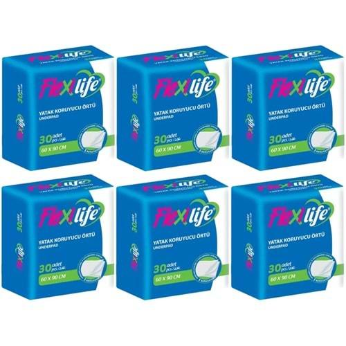 Flexi Life Hasta Alt Açma Yatak Koruyucu Örtü 60*90CM Klasik 180 Adet (6Pk*30)