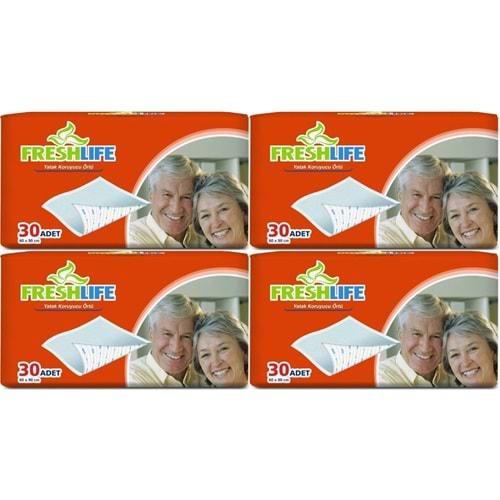 FreshLife Hasta Yatak Koruyucu 60*90CM 120 Adet (4PK*30)