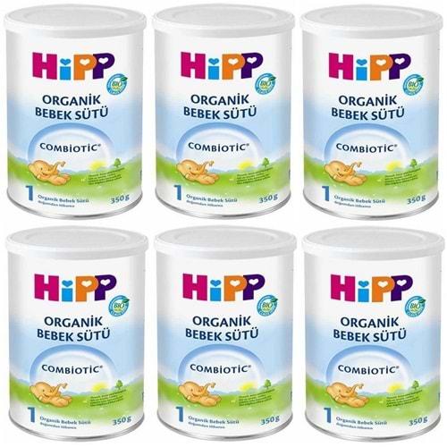 Hipp Organik Combiotic Bebek Sütü 350GR No:1 (6 Lı Set)