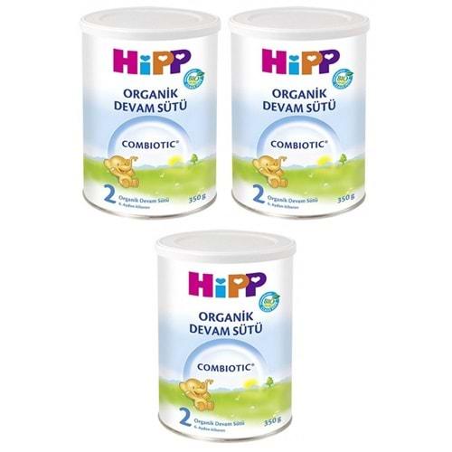 Hipp Organik Combiotic Bebek Sütü 350GR No:2 (3 Lü Set)