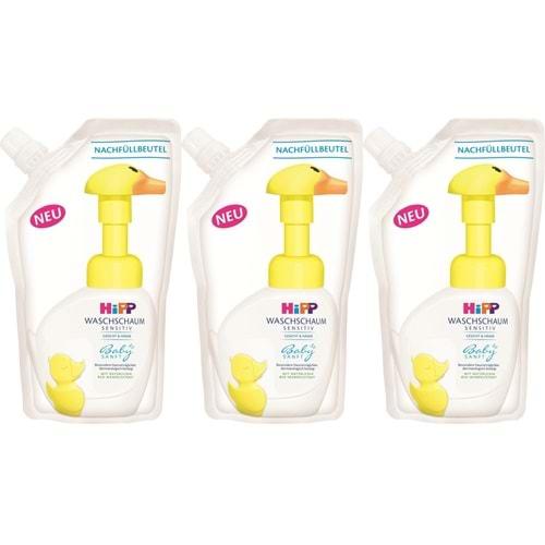Hipp Babysanft Bebek/Çoçuk El Yıkama Köpüğü 250ML (Yedek Poşet) (3 Lü Set)
