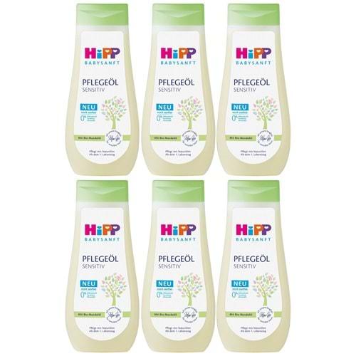 Hipp Babysanft Bebek Bakım Yağı/Pelegeöl Sensıtıv 200ML (6 Lı Set)