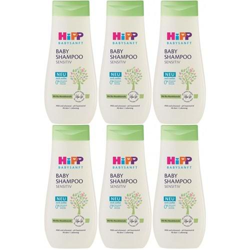 Hipp Babysanft Bebek Şampuanı (Baby Shanmpoo) Sensıtıv 200ML (6 Lı Set)
