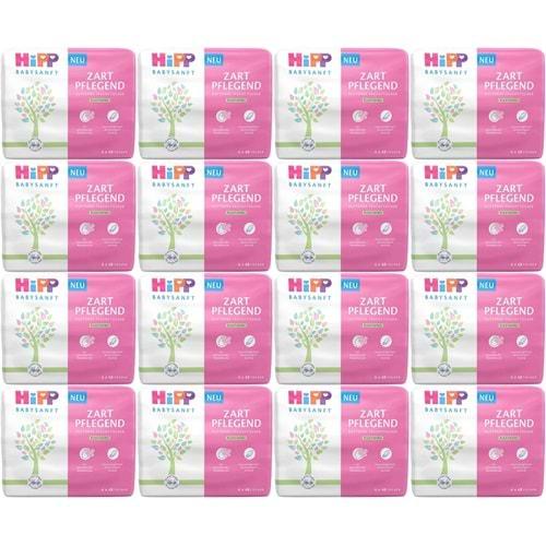 Hipp Baby Sanft Islak Havlu Mendil 48 Yaprak Klasik 48 Li Set (16PK*3) 2304 Yaprak