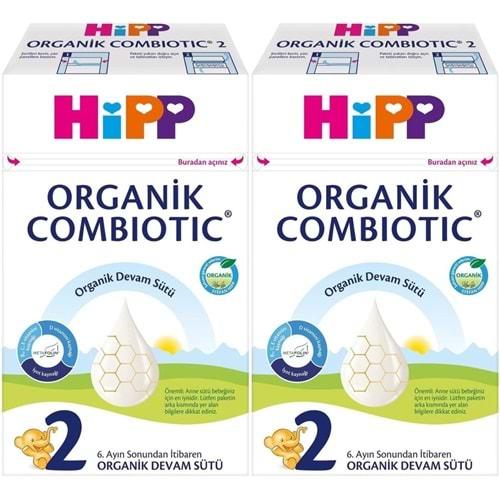 Hipp Organik Combiotic Devam Sütü 600GR No:2 (6-12 Ay) (2 Li Set)