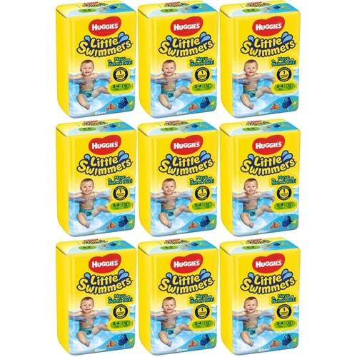 Huggıes Little Swımmers Mayo Bebek Bezi Beden:3-4 (7-15KG) 108 Adet (9PK*12)
