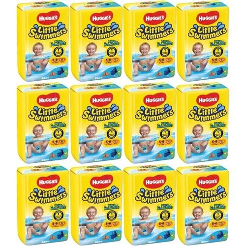 Huggıes Little Swımmers Mayo Bebek Bezi Beden:5-6 (12-18KG) 132 Adet (12PK*11)