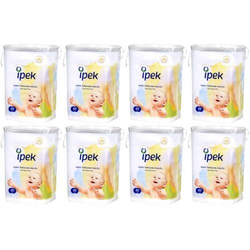 İpek Bebek Temizleme Pamuğu 480 Adet (8Pk*60)
