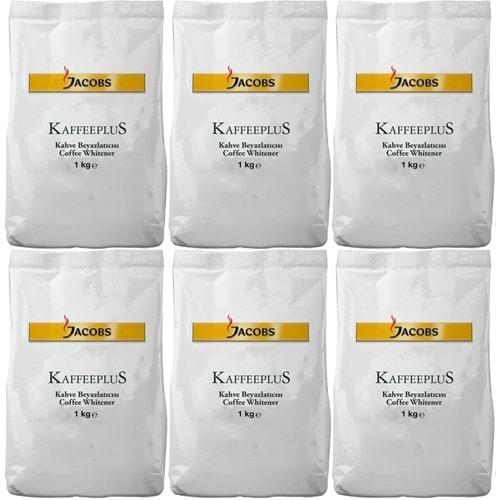 Jacobs Kaffeeplus Kahve Beyazlatıcısı / Süt Tozu 1KG (6 Lı Set)