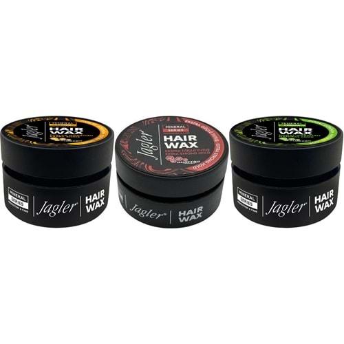 Jagler Süper Wax 150ML Parlak Görünüm - Doğal Görünüm - Ekstra Güçlü Tutuş (Karma 3 Lü Set)