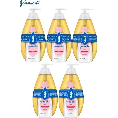 Johnsons Baby Bebek Şampuanı Klasik 750Ml+Bebek Yağı 200Ml (5 Li Set)