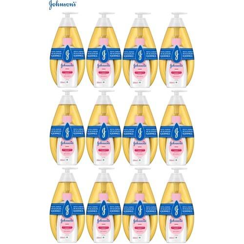 Johnsons Baby Bebek Şampuanı Klasik 750Ml+Bebek Yağı 200Ml (12 Li Set)