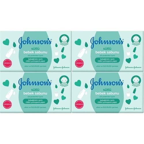 Johnsons Baby Bebek Sabunu 90Gr Sütlü (4 Lü Set)