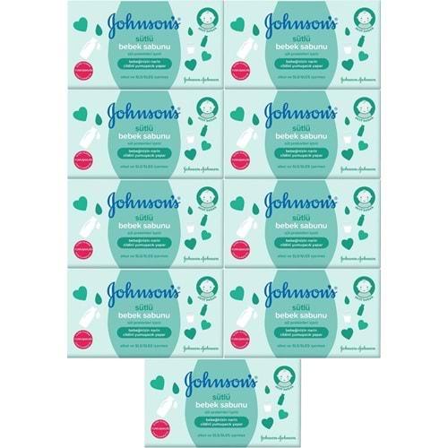 Johnsons Baby Bebek Sabunu 90Gr Sütlü (9 Lu Set)