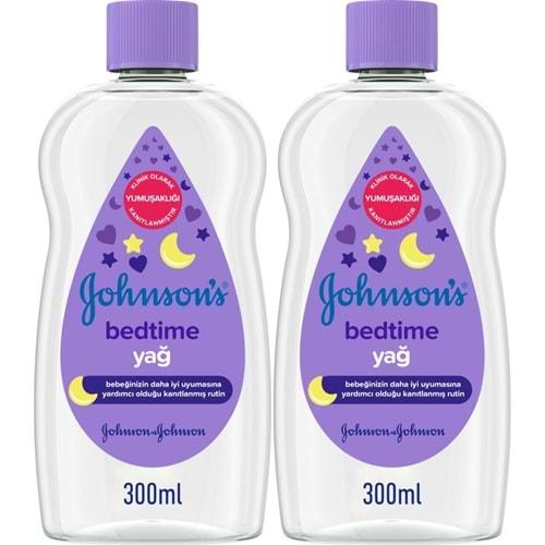 Johnsons Baby Bebek Yağı 300ML Bedtime (Uyku Rutini) (2 Li Set)
