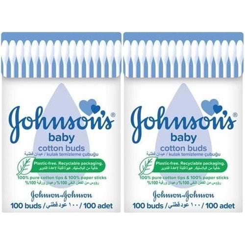 Johnsons Baby Kulak Temizleme Çubuğu 100 Adet (2 Li Set)