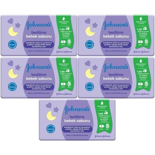 Johnsons Baby Bedtime Natural Bebek Sabunu 90GR (5 Li Set)