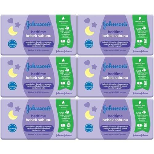 Johnsons Baby Bedtime Natural Bebek Sabunu 90GR (6 Lı Set)
