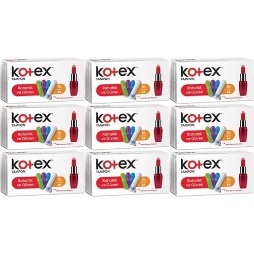 Kotex Tampon Mini 144 Lü Set (9PK*16)