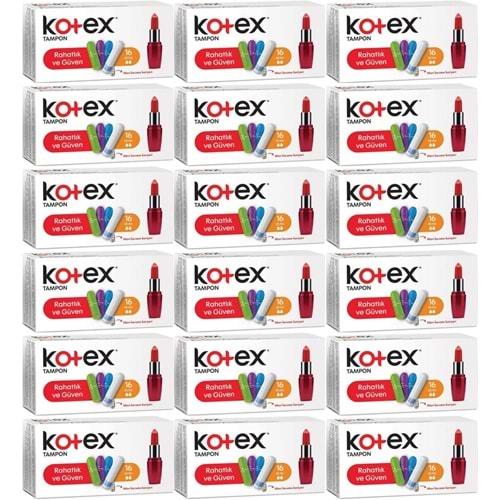 Kotex Tampon Mini 288 Li Set (18PK*16)