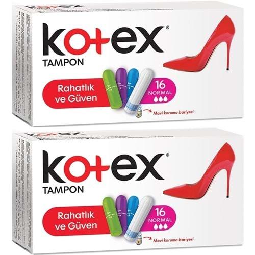 Kotex Tampon Normal 32 Li Set (2PK*16)