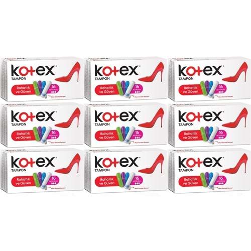 Kotex Tampon Normal 144 Lü Set (9PK*16)