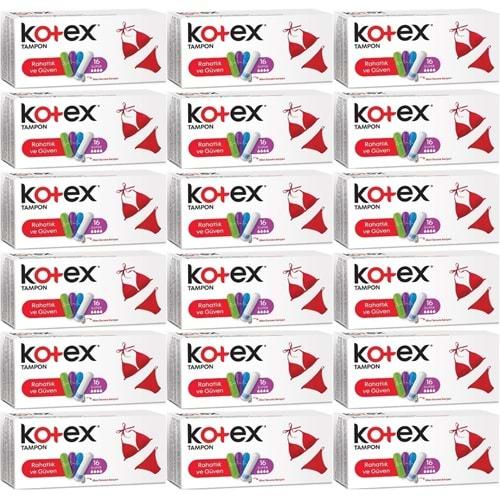 Kotex Tampon Süper 288 Li Set (18PK*16)