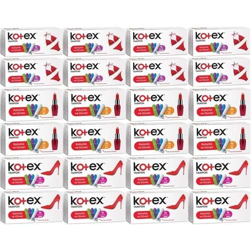 Kotex Tampon Süper - Mini - Normal 384 Lü Karma Set (24PK*16)
