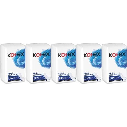 Kotex Hijyenik Ped Ekstra Uzun Gece 45 Li Set (5PK*9)