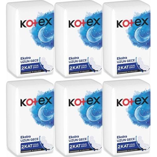 Kotex Hijyenik Ped Ekstra Uzun Gece 54 Lü Set (6PK*9)