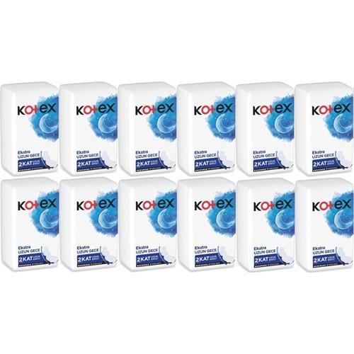 Kotex Hijyenik Ped Ekstra Uzun Gece 108 Li Set (12PK*9)