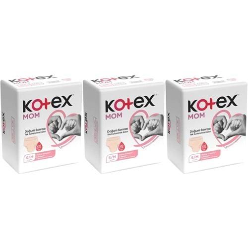 Kotex Mom Lohusa Külodu - Külot Bez S - Small - Küçük / M - Medium - Orta 24 Lü Set (3PK*8)