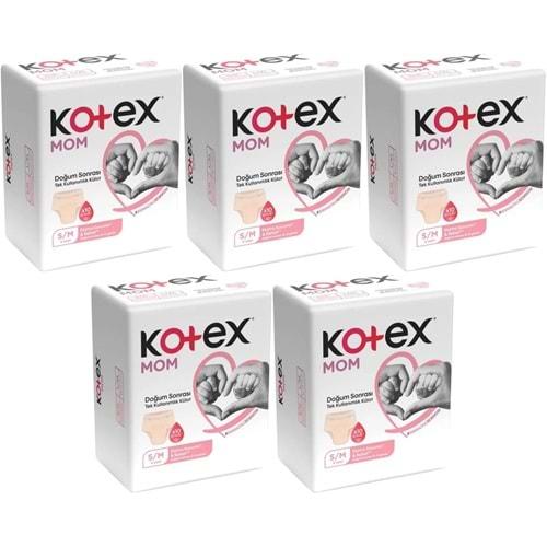 Kotex Mom Lohusa Külodu - Külot Bez S - Small - Küçük / M - Medium - Orta 40 Lı Set (5PK*8)