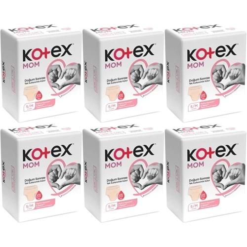 Kotex Mom Lohusa Külodu - Külot Bez S - Small - Küçük / M - Medium - Orta 48 Li Set (6PK*8)