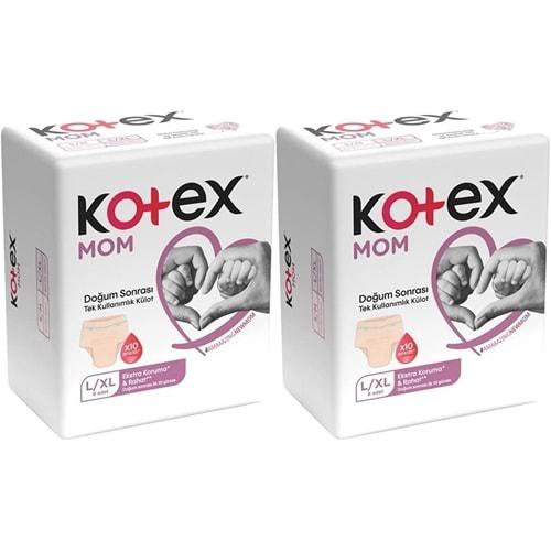 Kotex Mom Lohusa Külodu - Külot Bez L - Large - Büyük / XL - Extra Large - 16 Lı Set (2PK*8)